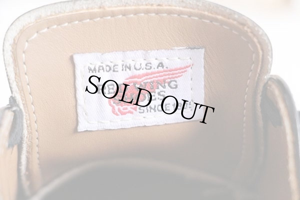 画像5: 90s USA製 REDWINGレッドウイング 101 ポストマン レザーシューズ 黒 10B 箱付き (5)