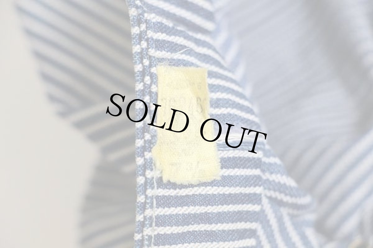 画像4: 60s Penneys BIGMACビッグマック ヒッコリー ストライプ ワークキャップ 7 3/8 (4)