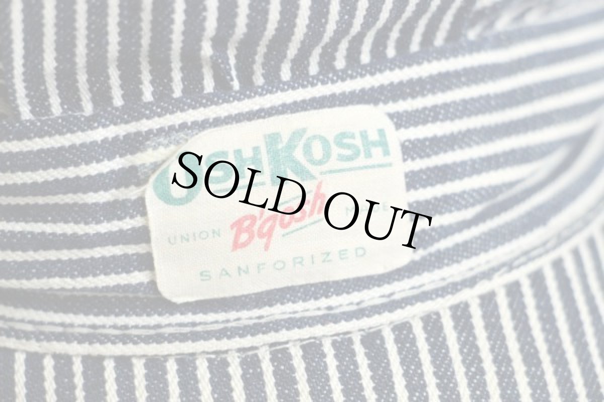 画像3: 60s OSHKOSH B'GOSH ヒッコリー ワークキャップ (3)