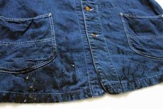 画像9: 60s USA製 Leeリー 91-J JELT DENIMジェルトデニム カバーオール 46R (9)