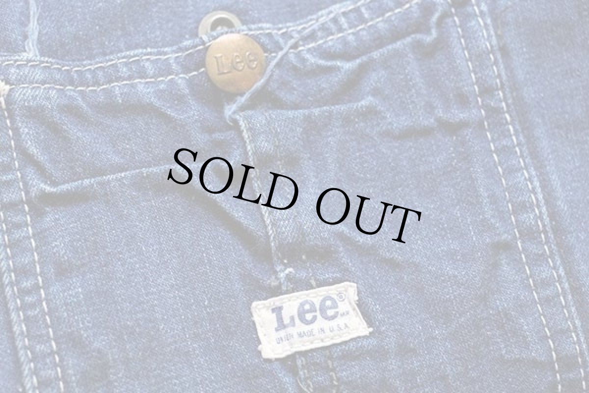 画像5: 60s USA製 Leeリー 91-J JELT DENIMジェルトデニム カバーオール 46R (5)