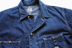 画像3: 60s USA製 Leeリー 91-J JELT DENIMジェルトデニム カバーオール 46R (3)