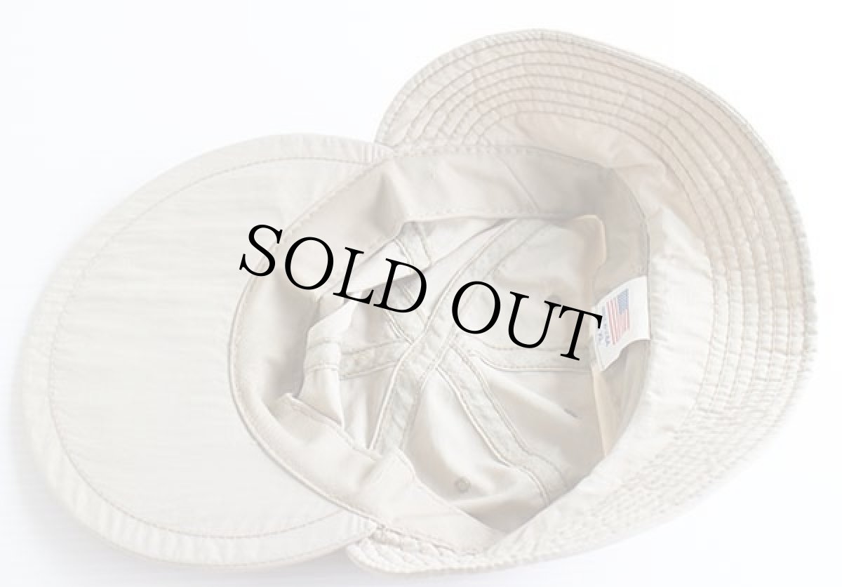 画像4: USA製 UNKNOWN ナイロン フィッシング キャップ ベージュ XL (4)