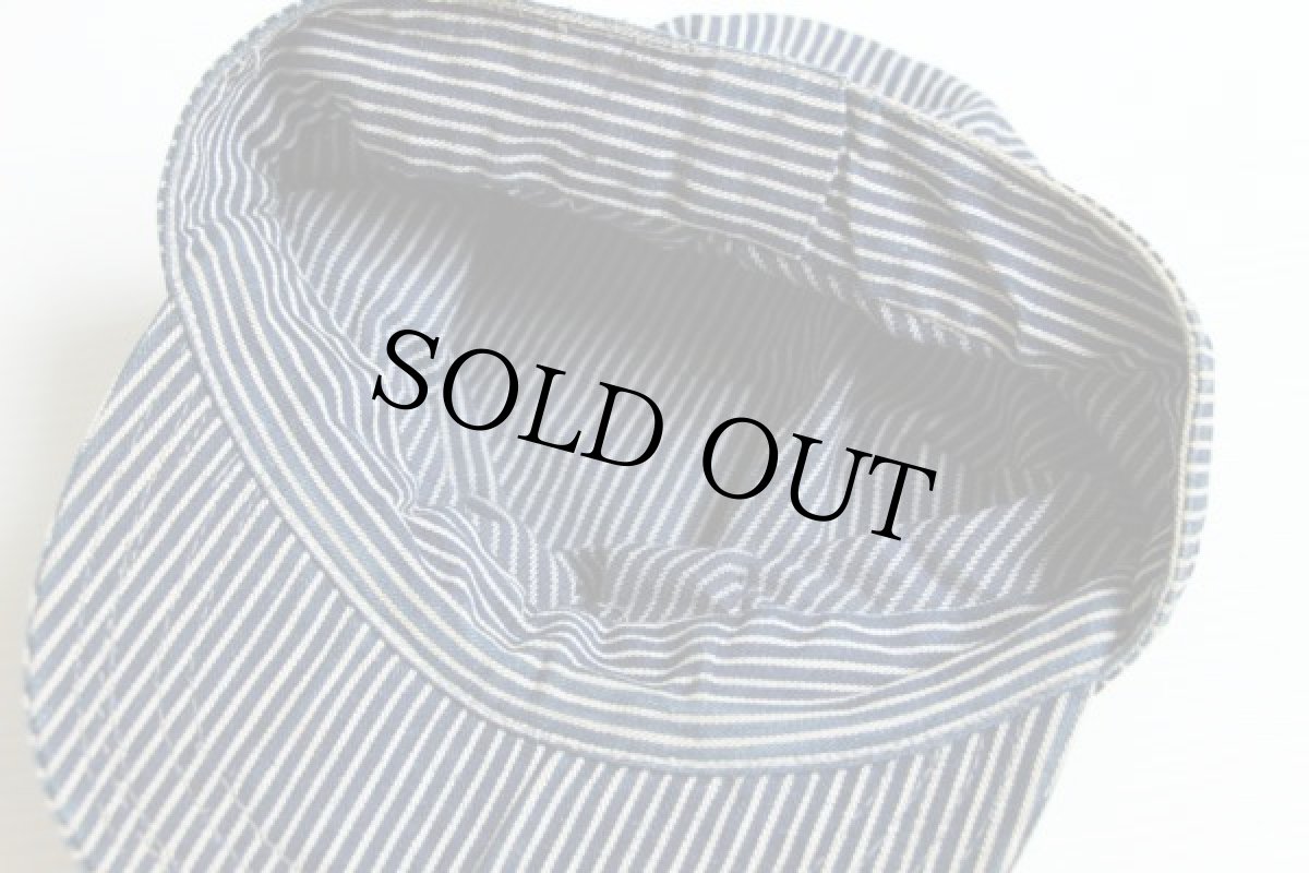 画像6: 50s BIG SMITHビッグスミス ヒッコリー ストライプ ワークキャップ (6)