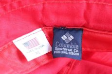 画像5: 90s USA製 Columbiaコロンビア フィッシング キャップ 赤 XL (5)