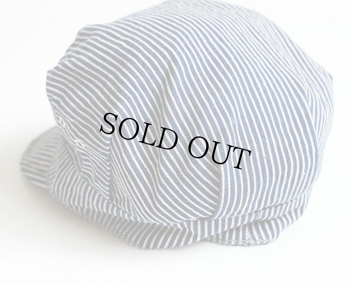 画像2: 50s BIG SMITHビッグスミス ヒッコリー ストライプ ワークキャップ (2)