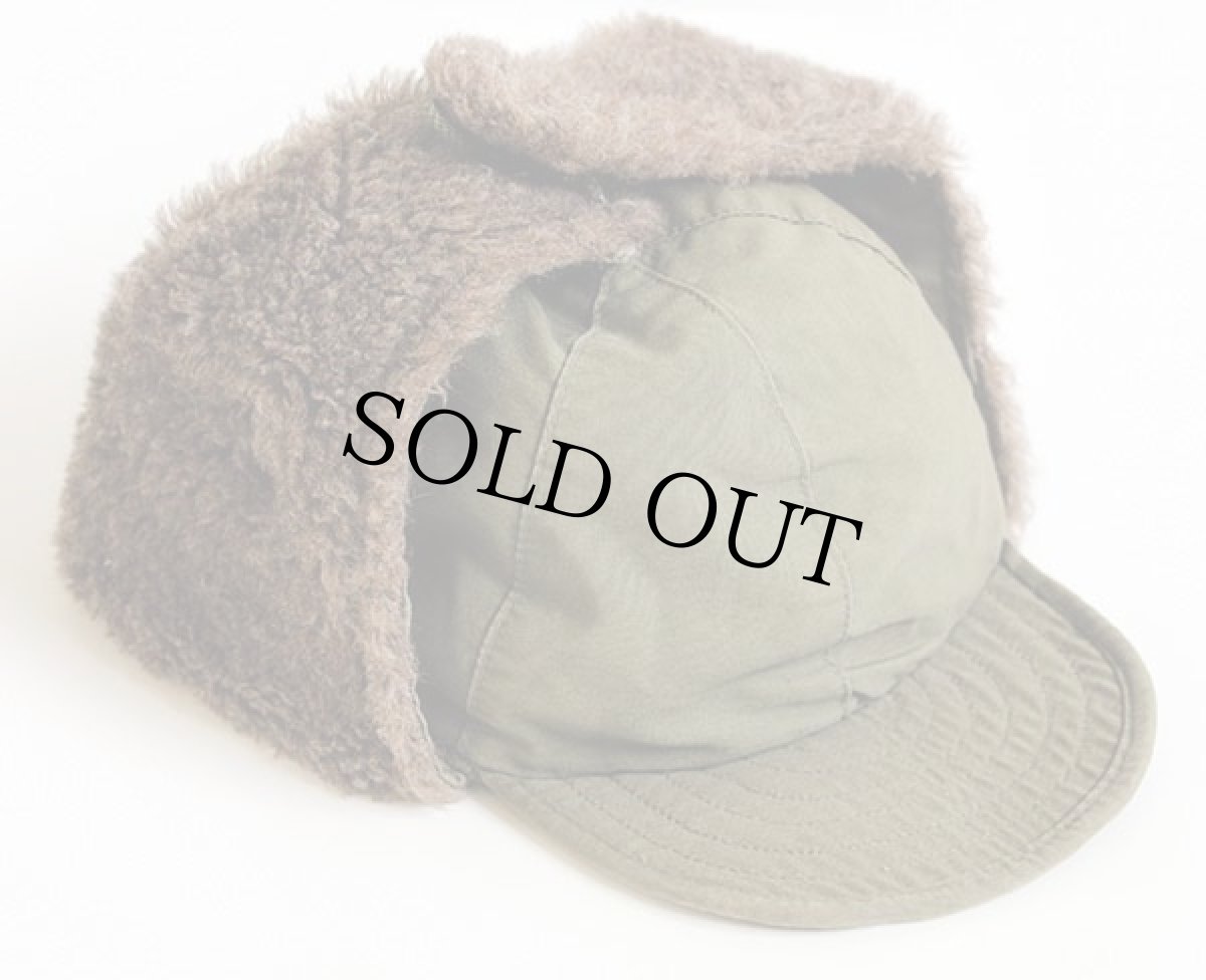 画像2: 50s 米軍 U.S.ARMY M-51 アルパカ パイルキャップ オリーブドラブ 7★M-Q1 (2)