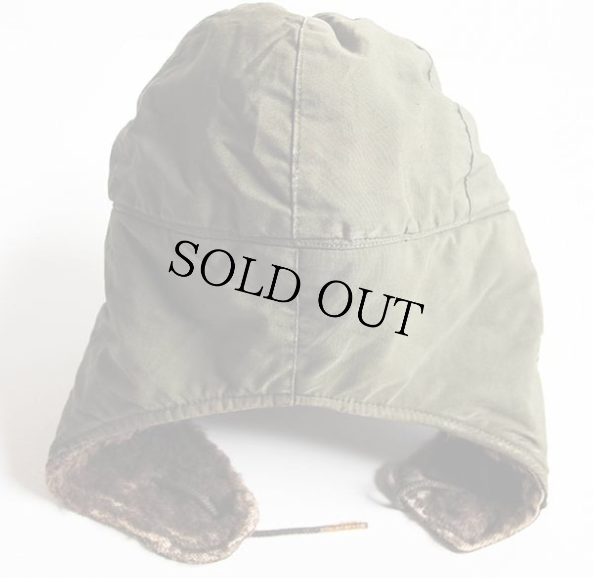 画像3: 50s 米軍 U.S.ARMY M-51 アルパカ パイルキャップ オリーブドラブ 7★M-Q1 (3)