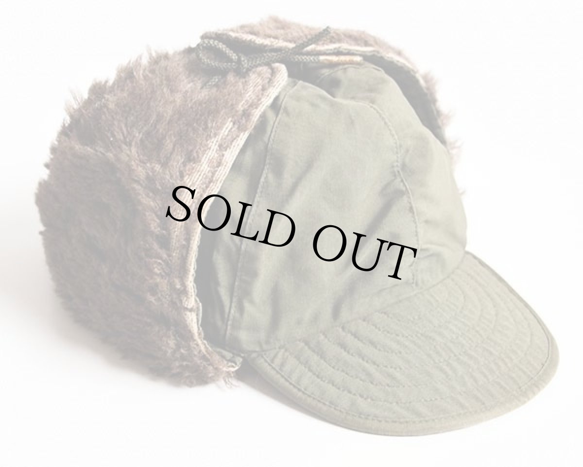 画像2: 50s 米軍 U.S.ARMY M-51 アルパカ パイルキャップ オリーブドラブ 7★M-Q1 (2)