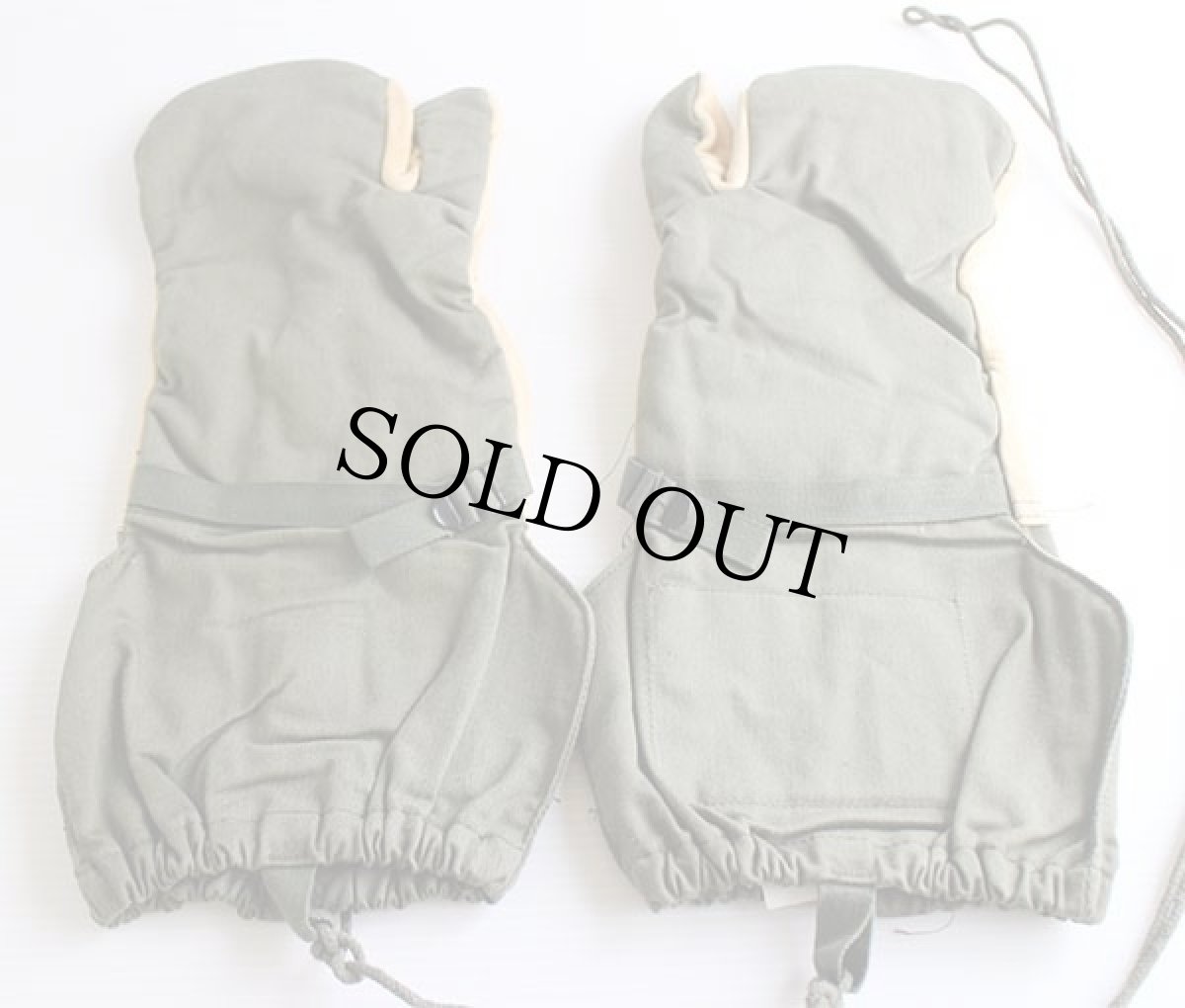 画像2: デッドストック★80s 米軍 M-65 トリガーフィンガー ミトン グローブ L (2)