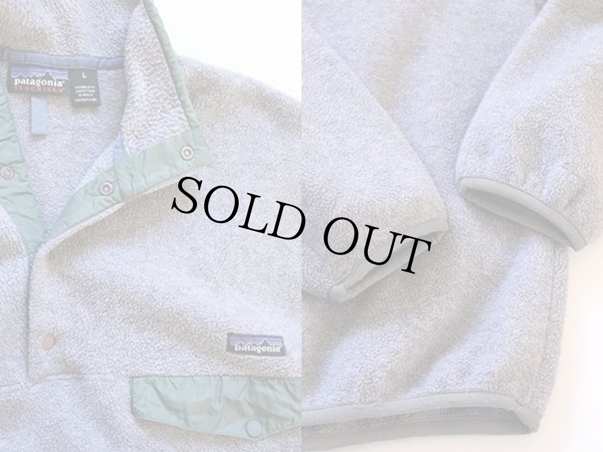 画像3: 90s patagoniaパタゴニア シンチラ フリース スナップT グレー L (3)