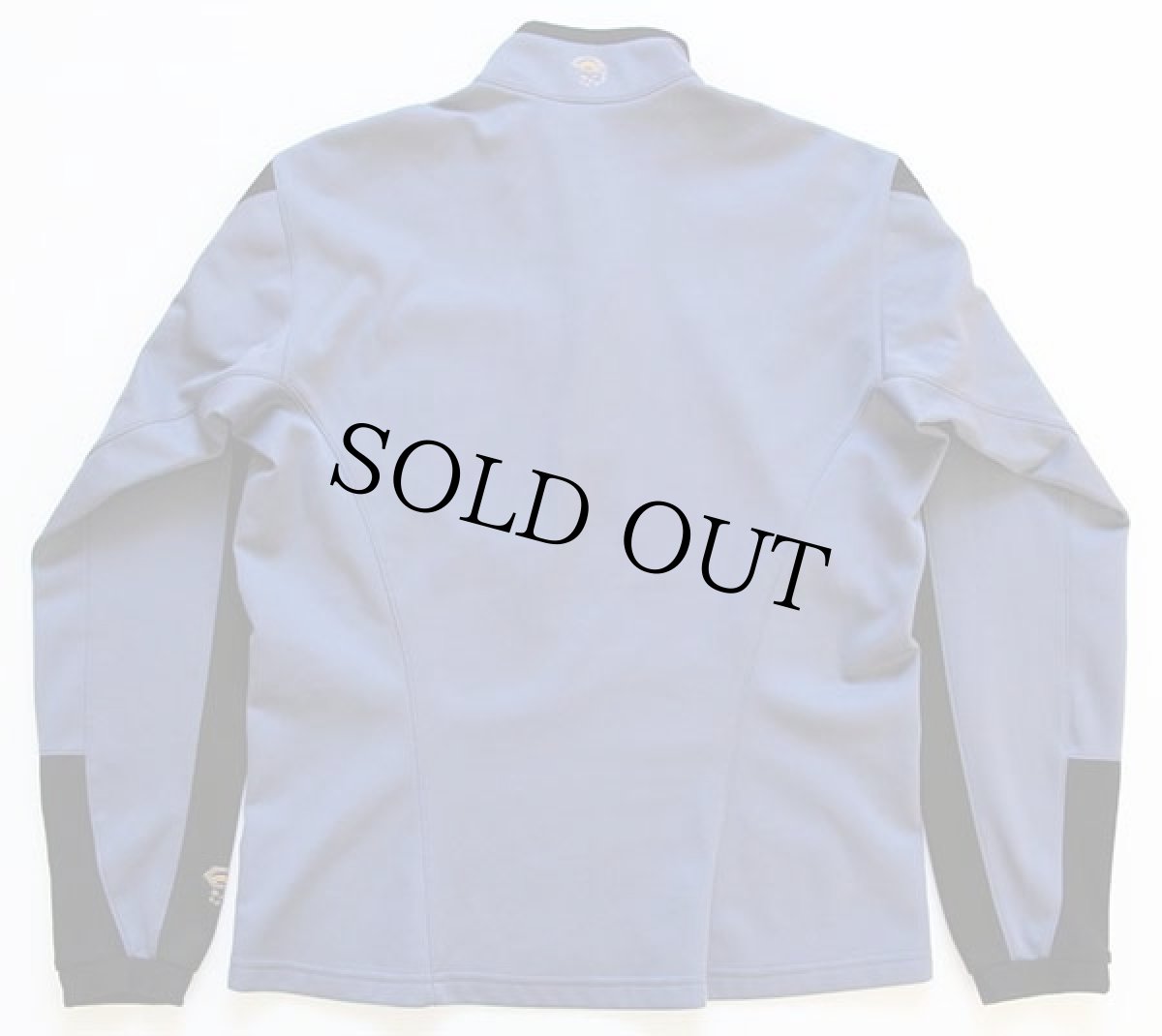 画像2: USA製 MOUNTAIN HARDWEAR WINDSTOPPER プルオーバー ソフトシェル ブルーグレー M (2)