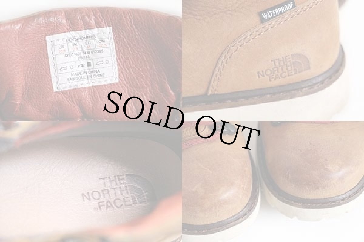 画像5: THE NORTH FACEノースフェイス WATERPROOF ヌバックレザー トレッキングブーツ 茶 10.5 (5)