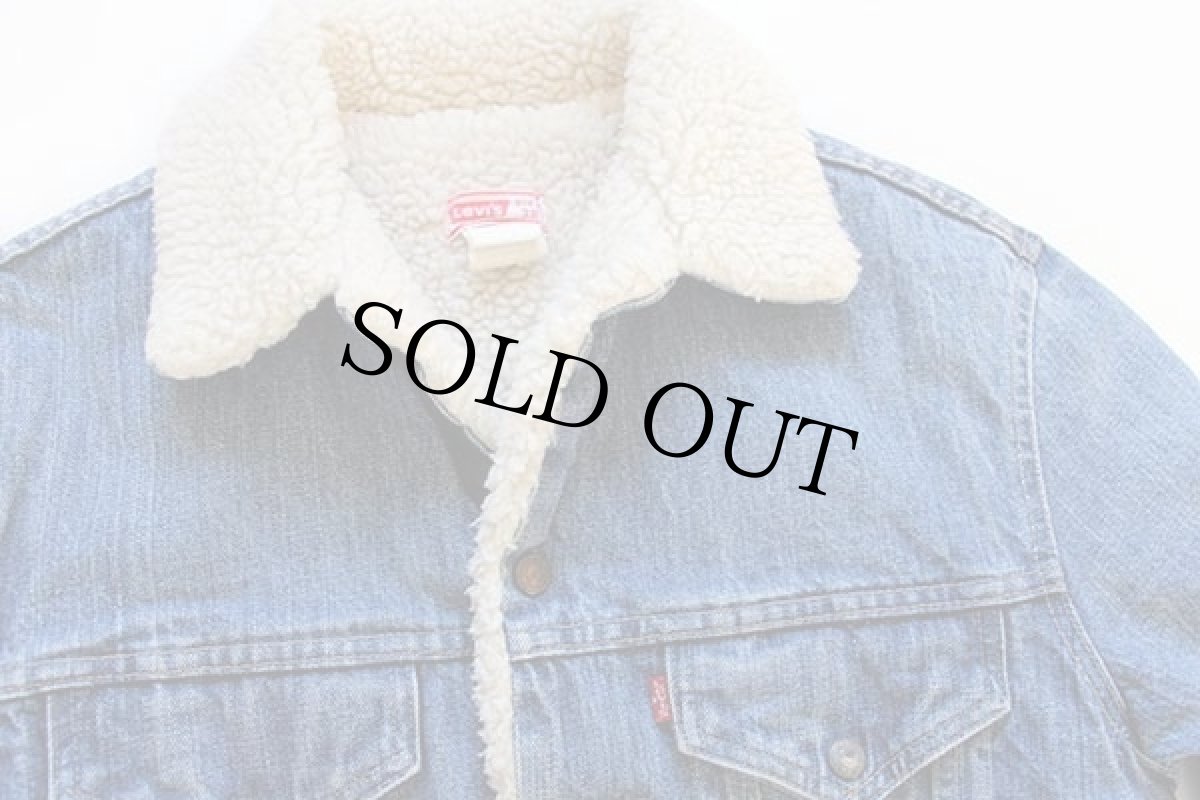 画像3: 70s USA製 Levi'sリーバイス 70605 ボアライナー デニムジャケット 38 (3)