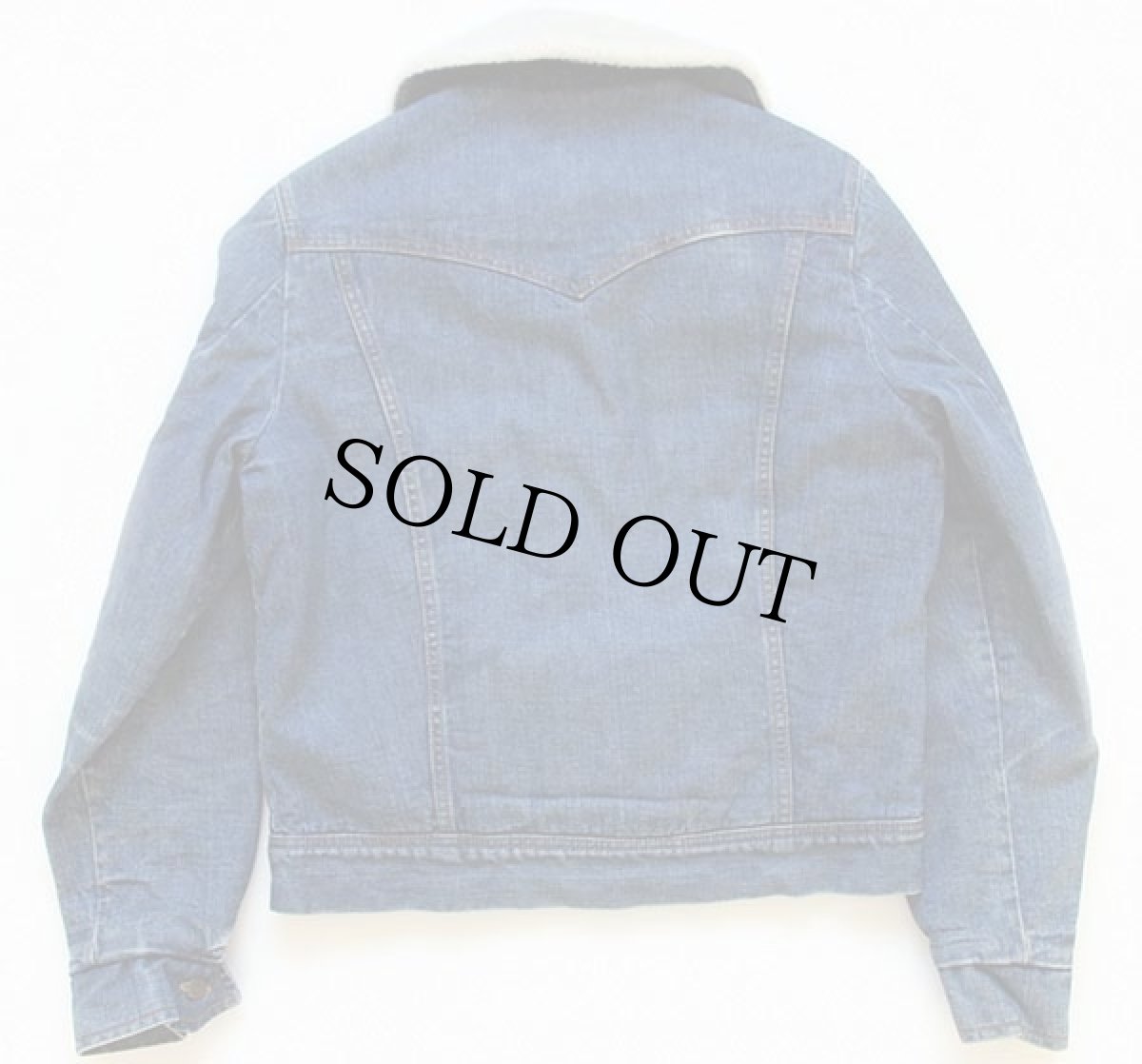 画像2: 70s USA製 Leeリー STORM RIDERストームライダー ボアライナー デニムジャケット (2)