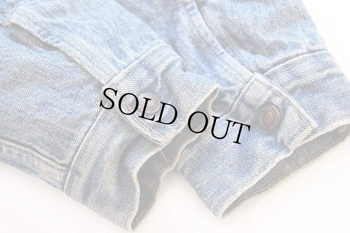 画像6: 70s USA製 Levi'sリーバイス 70605 ボアライナー デニムジャケット 38 (6)