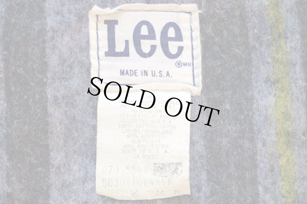 画像4: 70s USA製 Leeリー 81-LJ ブランケットライナー デニム カバーオール 44R (4)