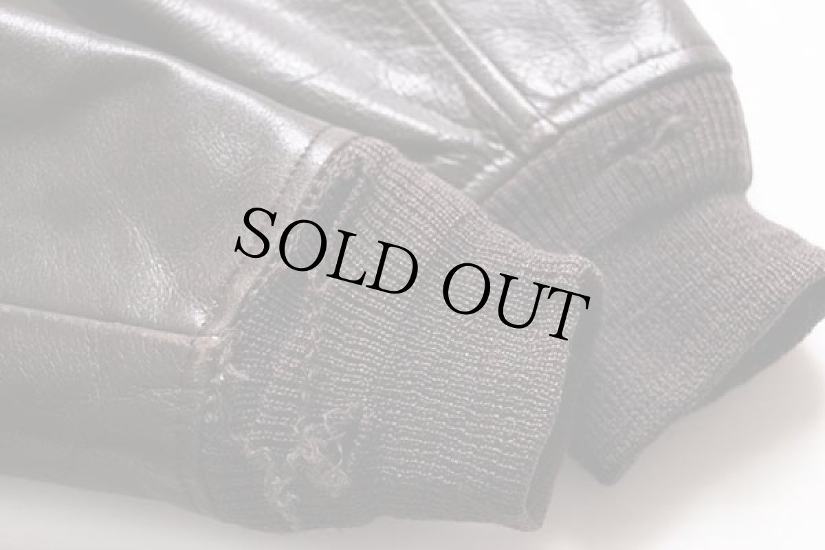 画像8: 70s 米軍 U.S.NAVY G-1 フライト レザージャケット 42 (8)