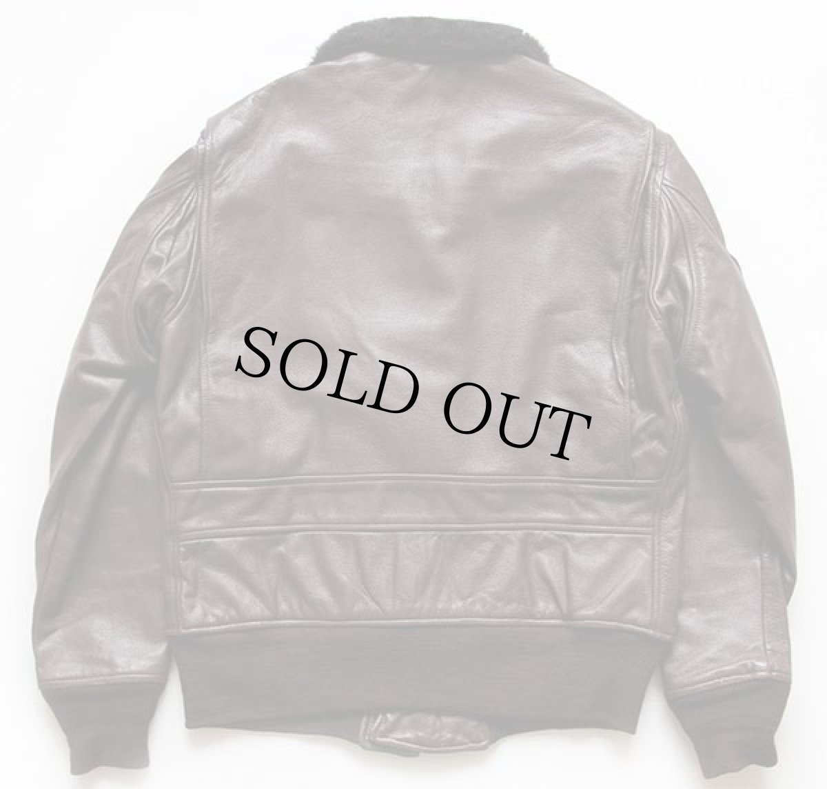 画像2: 70s 米軍 U.S.NAVY G-1 フライト レザージャケット 40 (2)