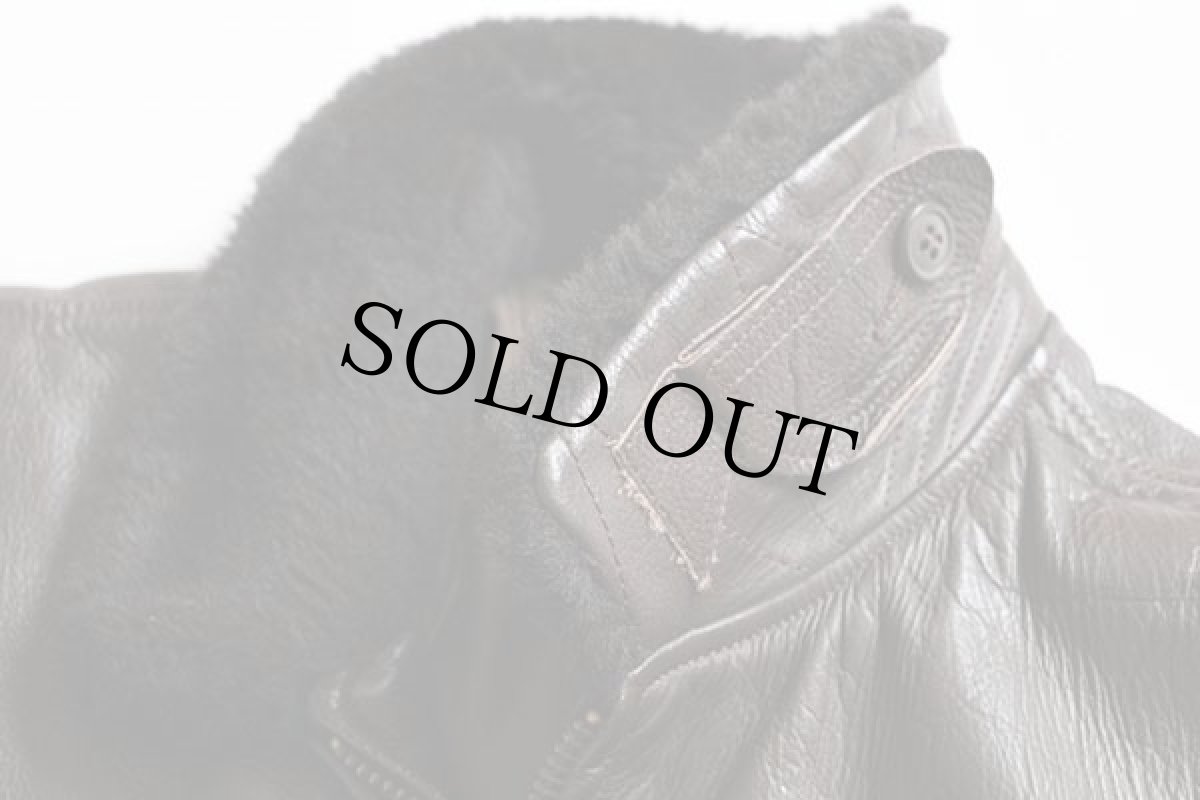 画像6: 70s 米軍 U.S.NAVY G-1 フライト レザージャケット 42 (6)