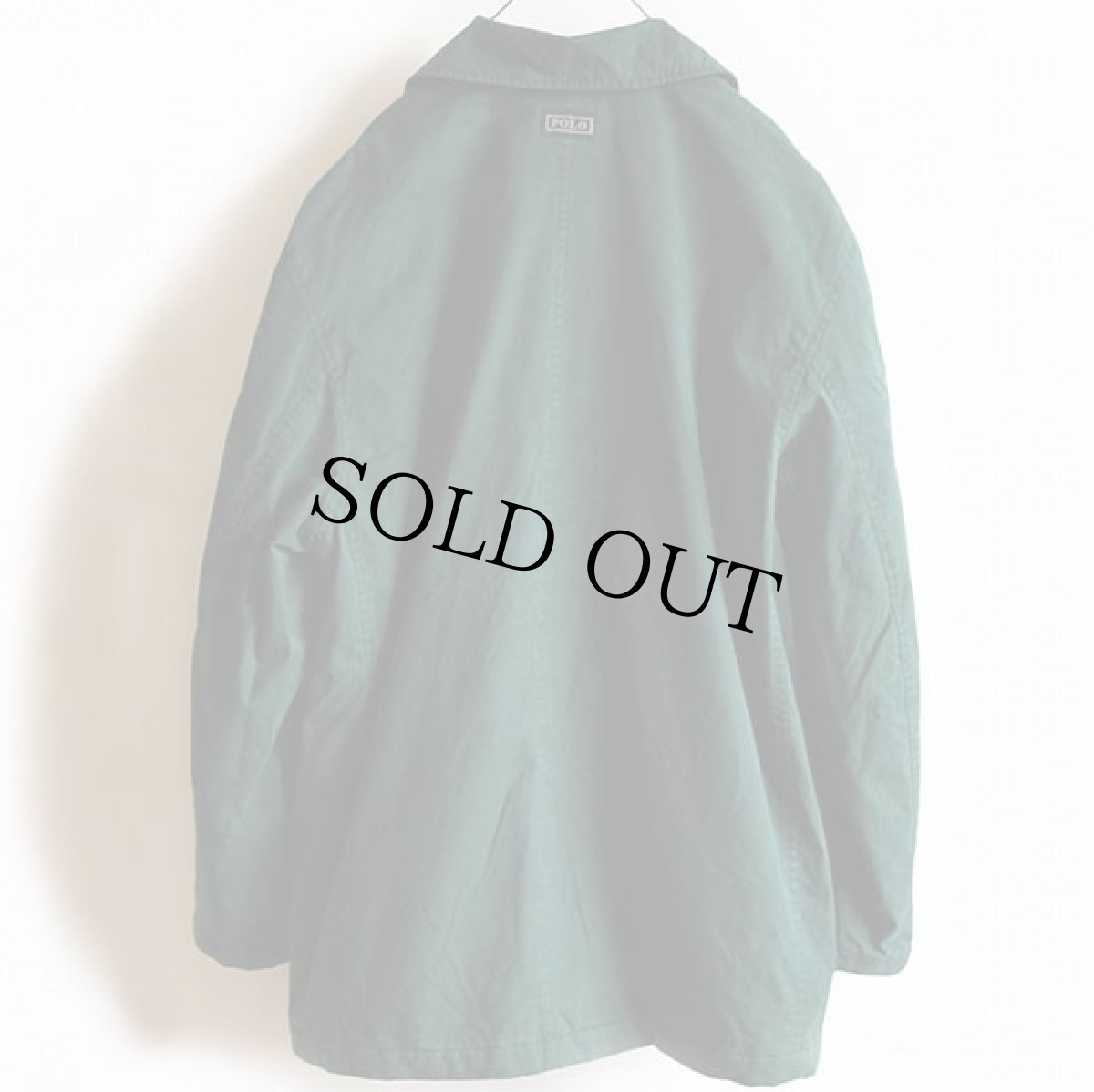 画像2: 90s ポロ ラルフローレン キルティングライナー コットン フィールドコート 緑 L★ジャケット (2)