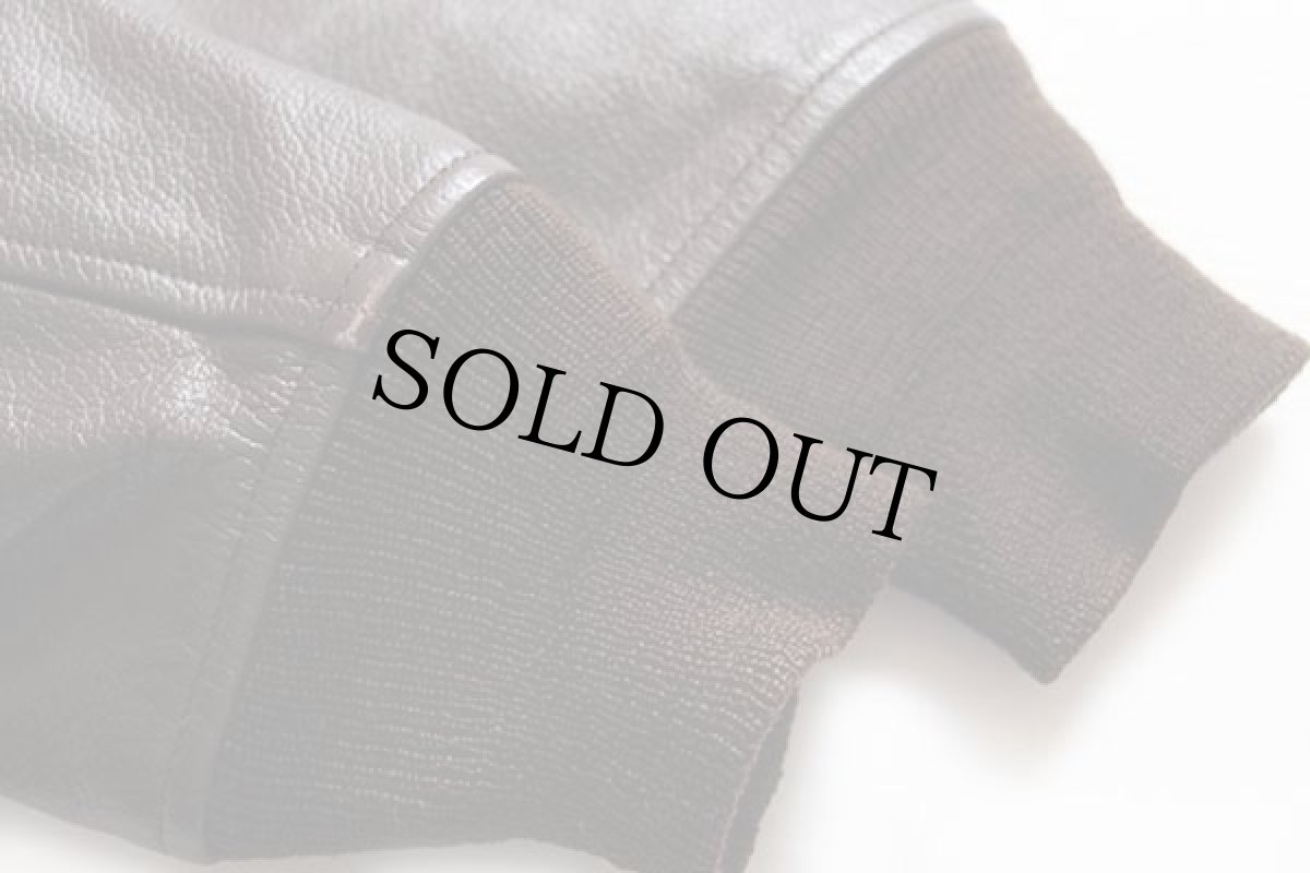 画像8: 70s 米軍 U.S.NAVY G-1 フライト レザージャケット 40 (8)