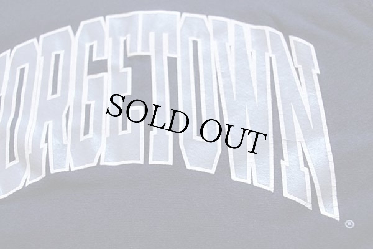 画像2: 90s USA製 Championチャンピオン GEORGETOWN リバースウィーブ スウェット 紺 L (2)