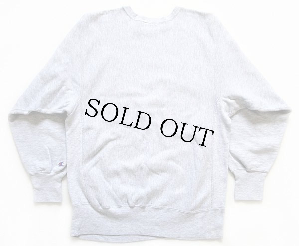 画像2: 90s USA製 Championチャンピオン LUTHER COLLEGE リバースウィーブ スウェット 杢グレー XL (2)