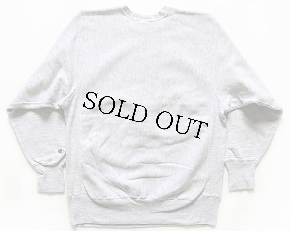 画像2: 90s USA製 Championチャンピオン OHIO STATE UNIVERSITY リバースウィーブ スウェット 杢グレー XL (2)