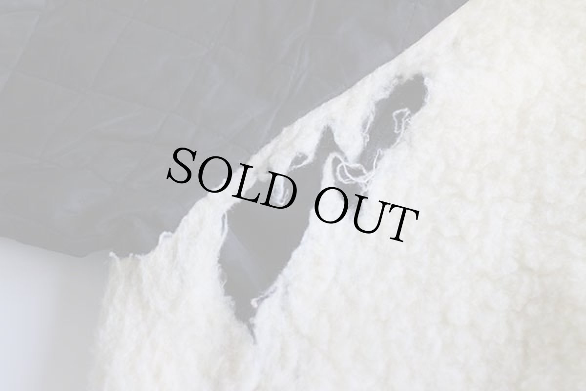 画像4: 80s USA製 King Louieキングルイ ESKYMO FAN CLUB ボアライナー ナイロン コーチジャケット 黒 L (4)