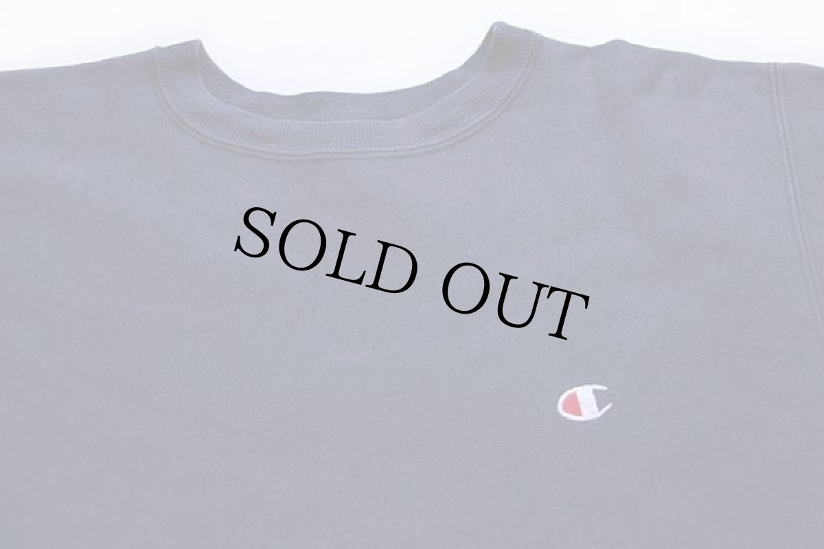 画像2: 90s USA製 Championチャンピオン ワンポイント リバースウィーブ スウェット 紺 L (2)