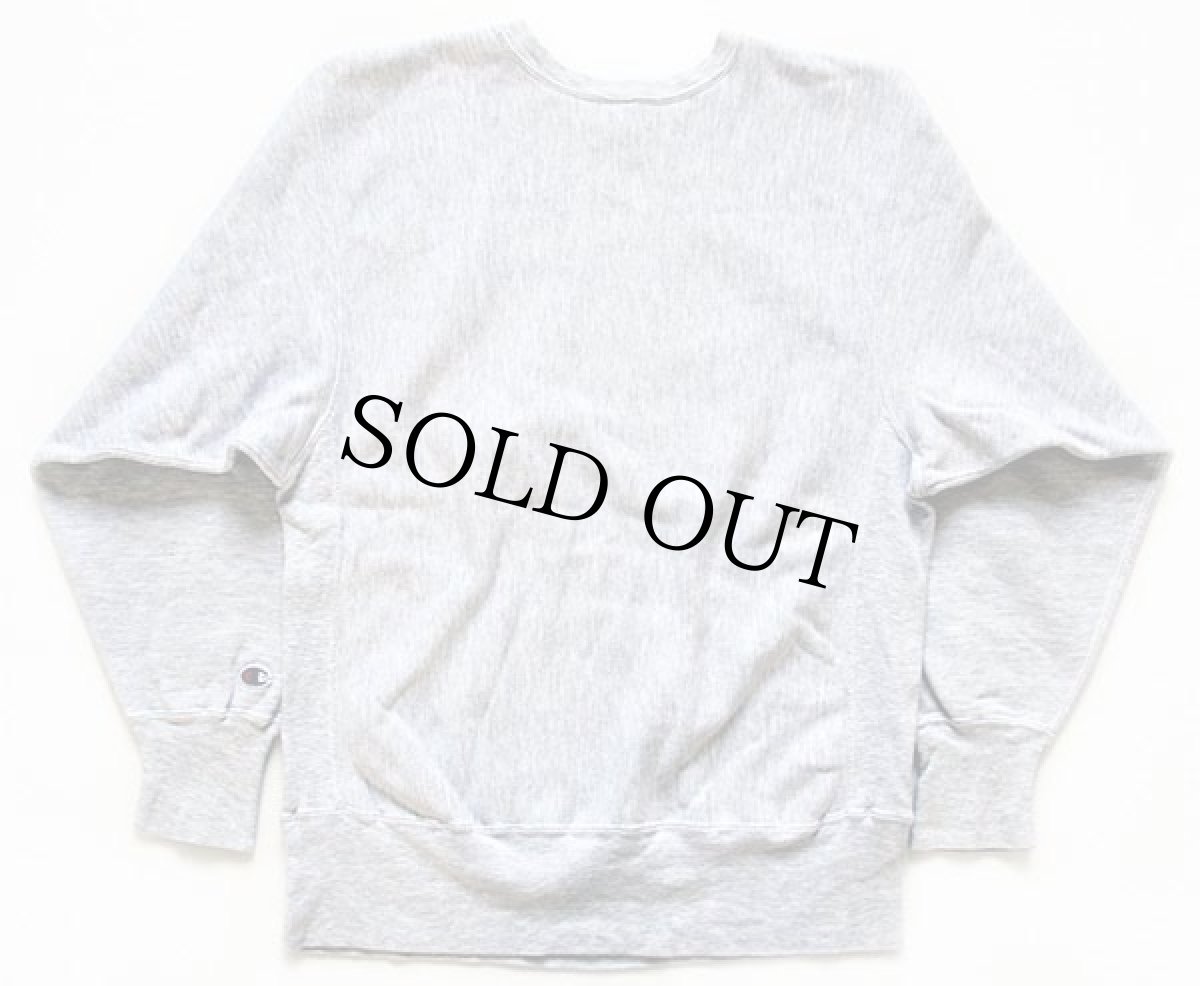 画像2: 90s USA製 Championチャンピオン HARVARD リバースウィーブ スウェット 杢グレー L (2)