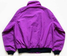 画像2: 90s USA製 L.L.Bean Three-Season Jacket 総柄フリースライナー ナイロンジャケット 紫 W-L (2)