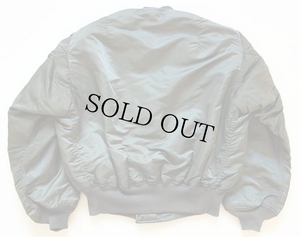 画像2: 90s USA製 ALPHAアルファ MA-1 グランドクルー フライトジャケット XL (2)