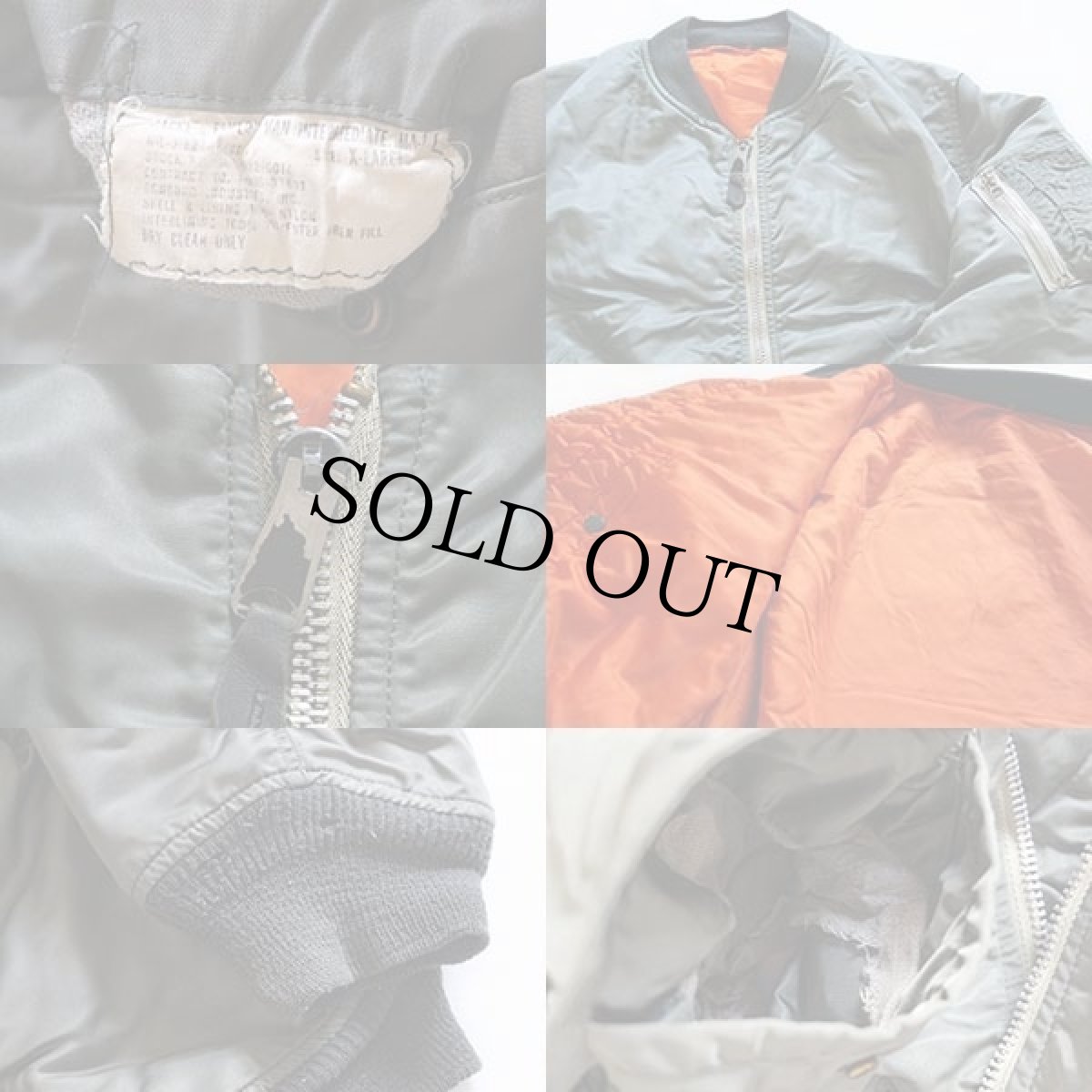 画像3: 80s 米軍 USAF MA-1 フライトジャケット XL (3)