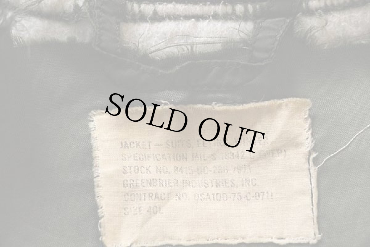 画像4: 70s 米軍 U.S.NAVY G-8 WEP フライトジャケット 40L (4)