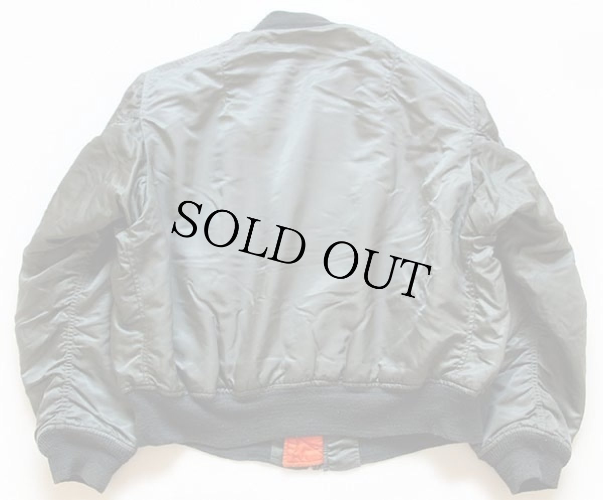 画像2: 80s 米軍 USAF MA-1 フライトジャケット XL (2)