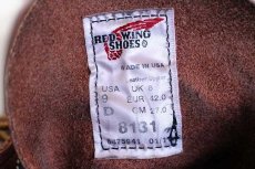 画像4: USA製 REDWINGレッドウイング 8131 アイリッシュセッター ブーツ 赤茶 9D (4)
