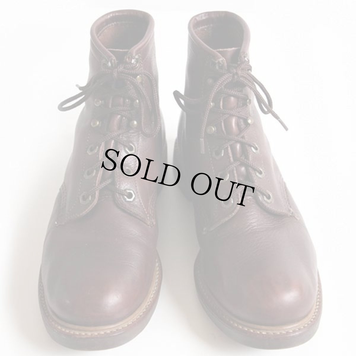 画像3: 90s USA製 Chippewaチペワ ワークブーツ 焦げ茶 8.5D (3)