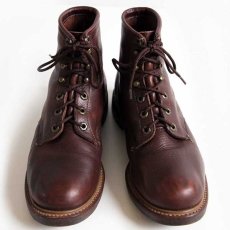 画像3: 90s USA製 Chippewaチペワ ワークブーツ 焦げ茶 8.5D (3)