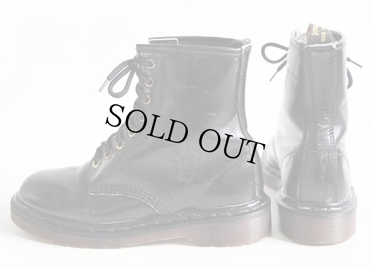 画像2: 英国製 DR.MARTENSドクターマーチン 8ホールブーツ 黒 UK5 (2)