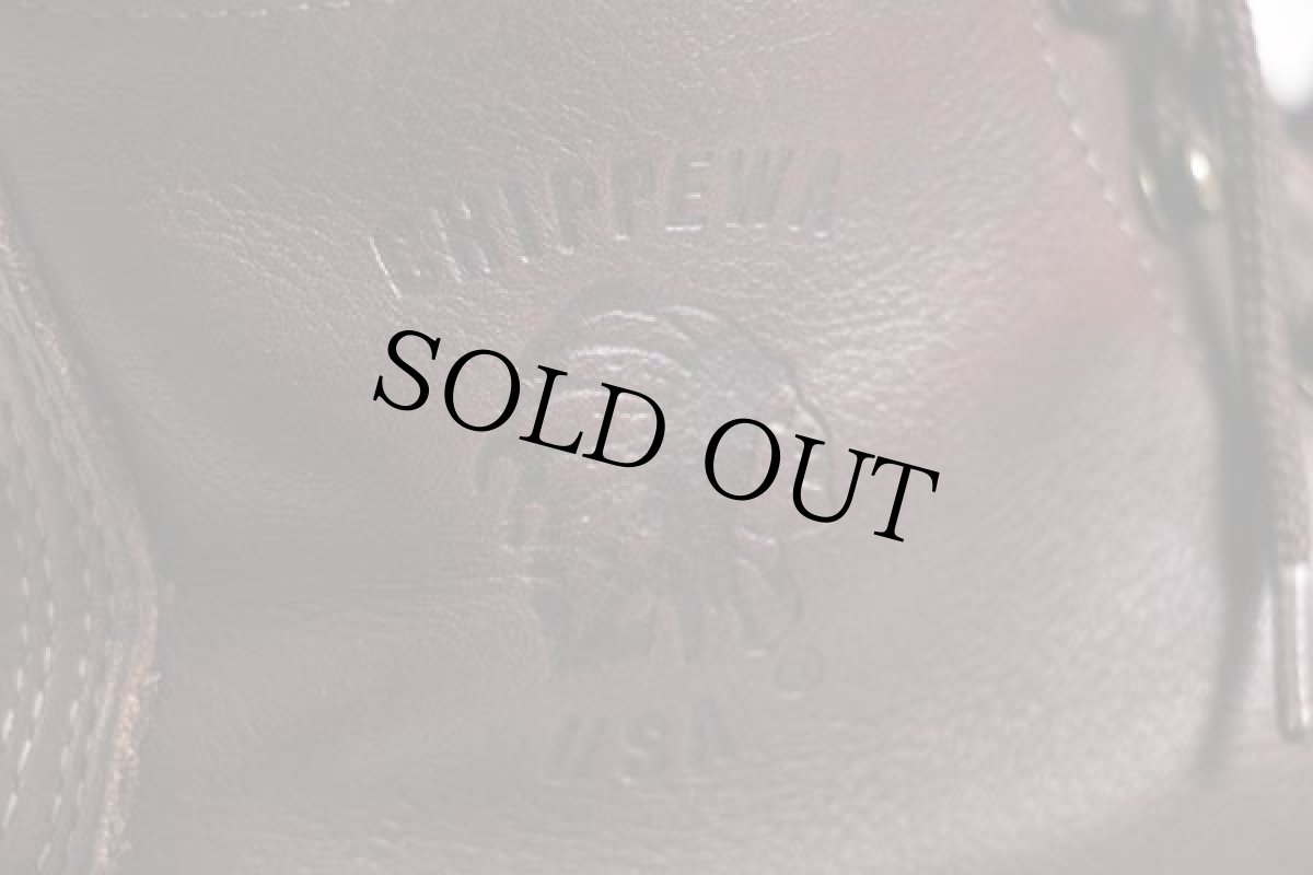 画像6: 90s USA製 Chippewaチペワ ワークブーツ 焦げ茶 8.5D (6)