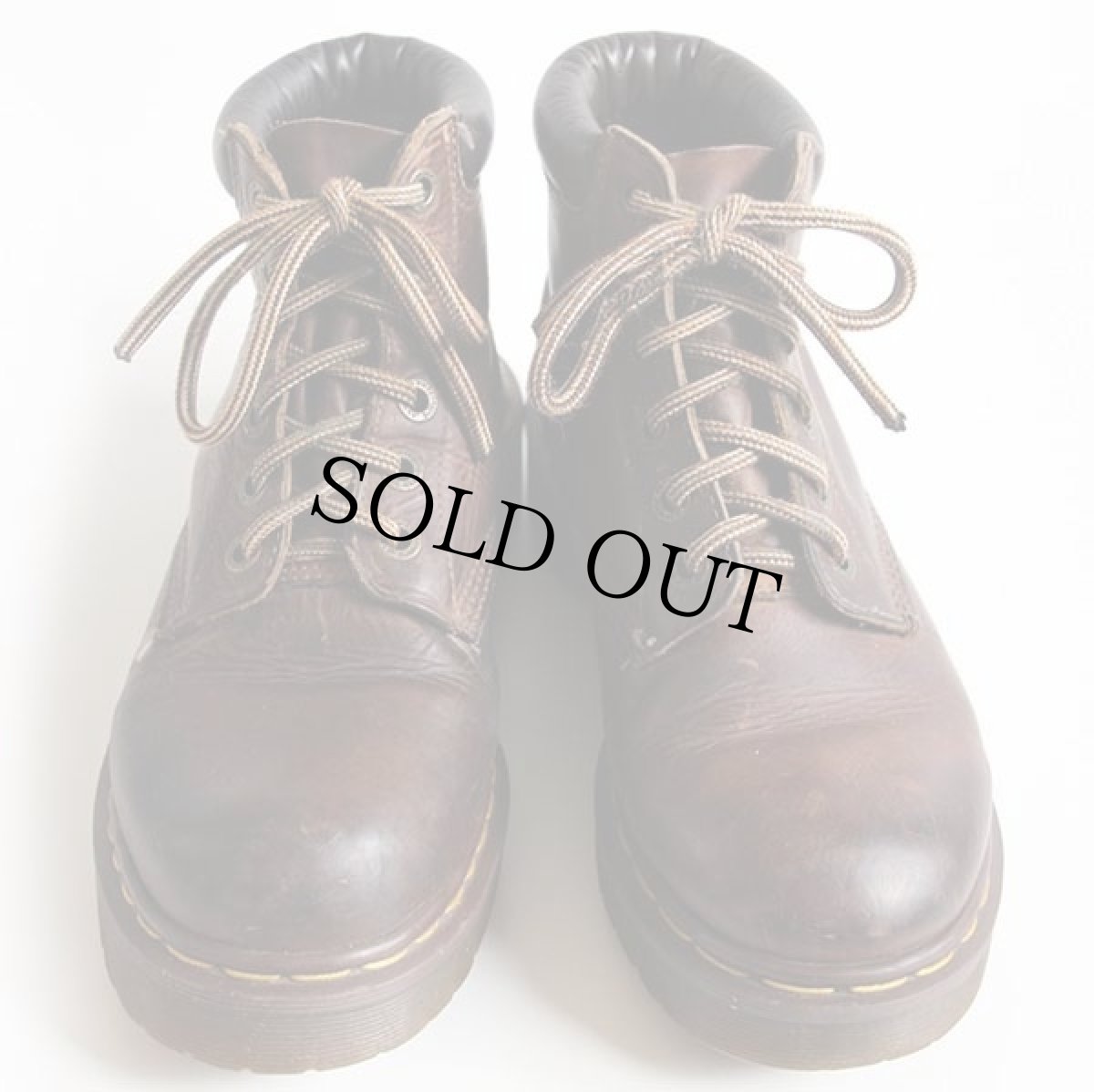 画像3: 英国製 DR.MARTENSドクターマーチン 6ホールブーツ 厚底 焦げ茶 UK7 (3)