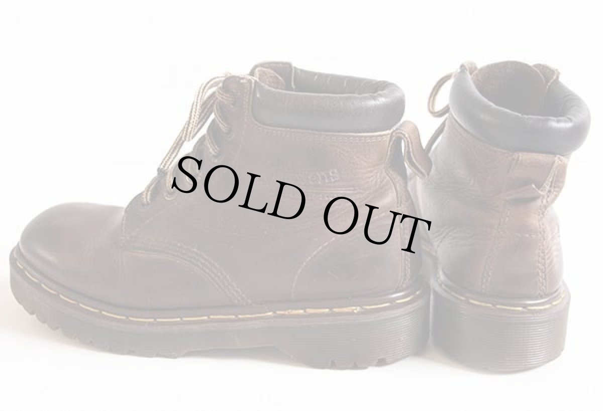 画像2: 英国製 DR.MARTENSドクターマーチン 6ホールブーツ 厚底 焦げ茶 UK7 (2)