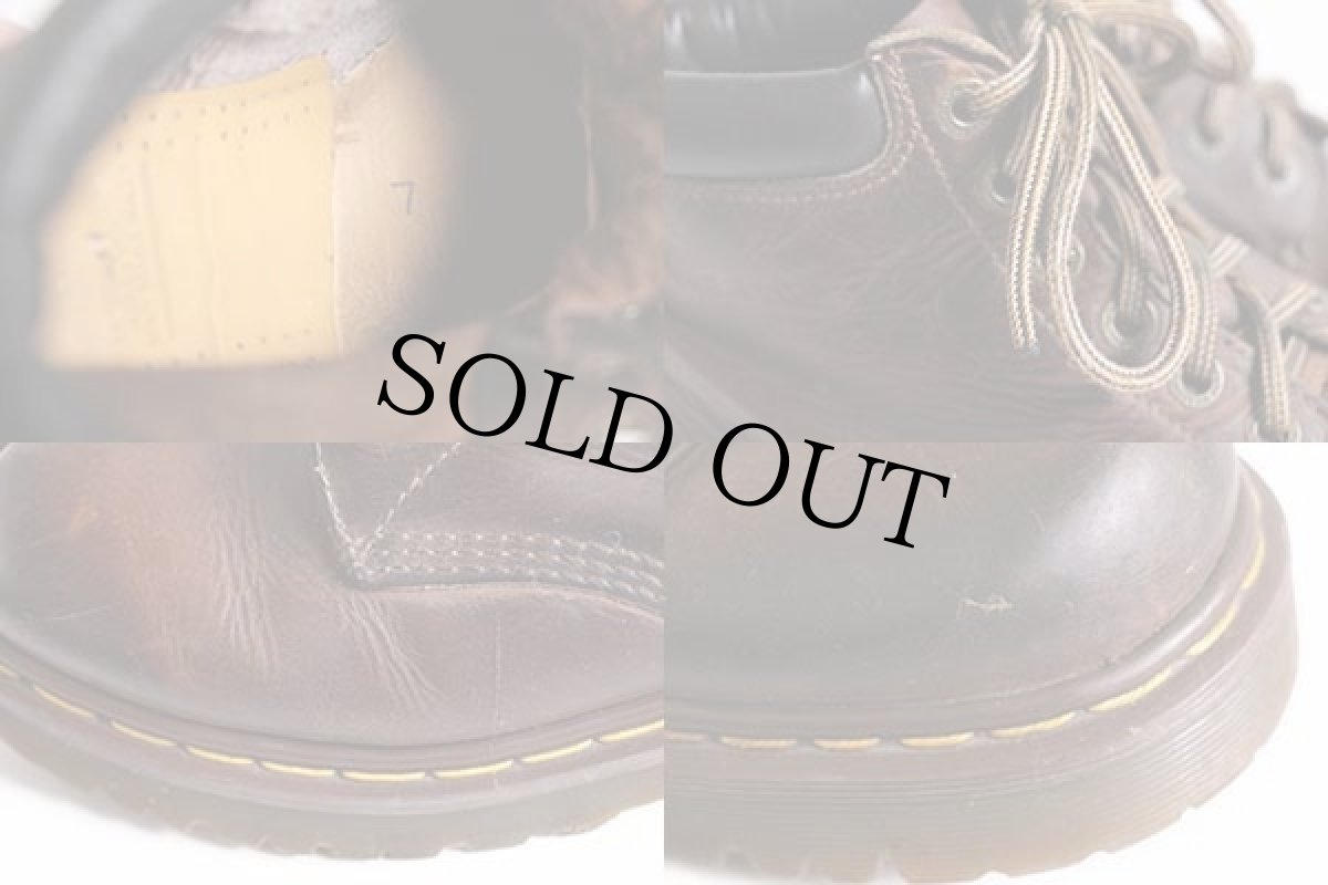 画像5: 英国製 DR.MARTENSドクターマーチン 6ホールブーツ 厚底 焦げ茶 UK7 (5)