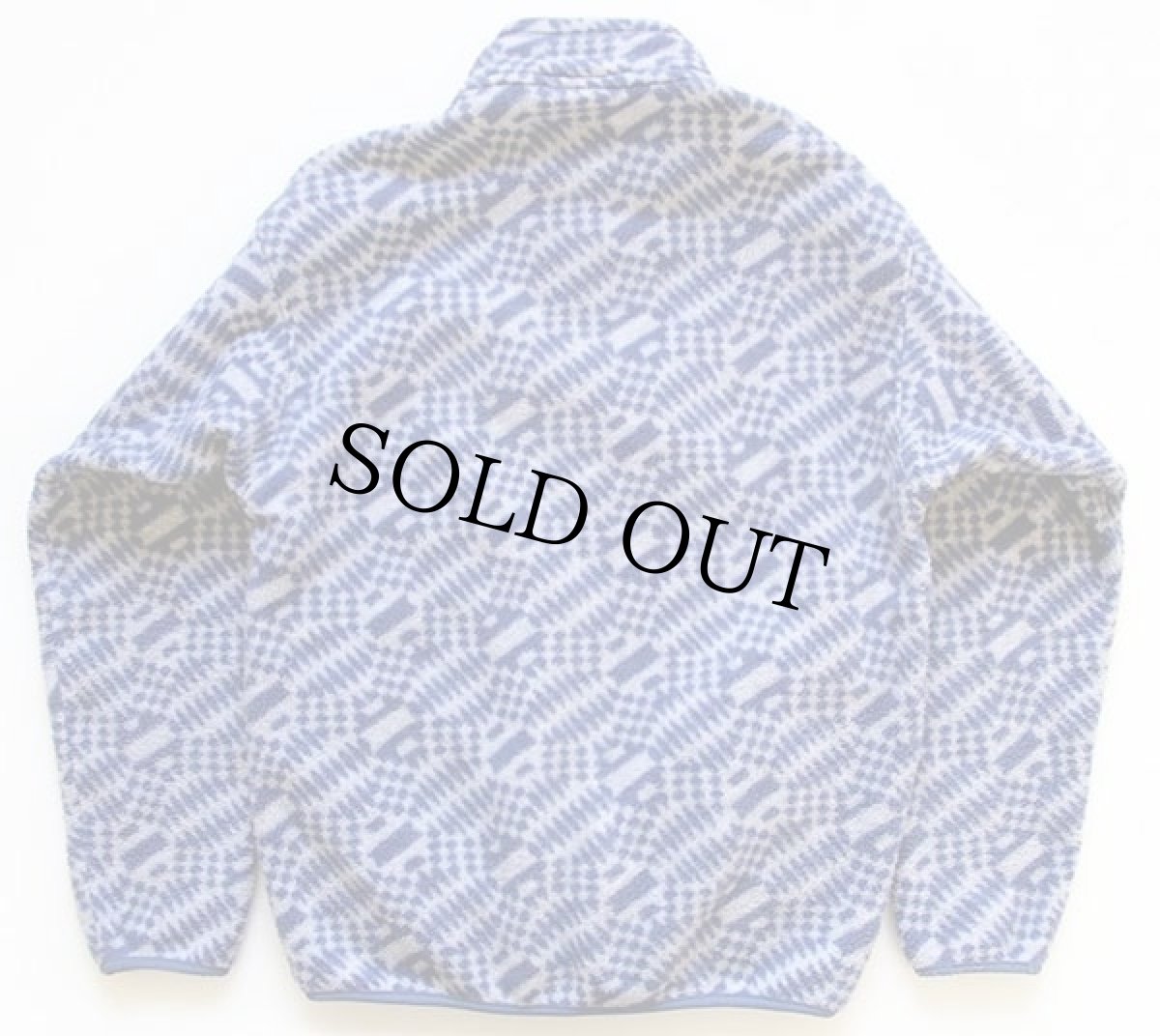 画像2: 90s USA製 patagoniaパタゴニア 総柄 シンチラ フリース スナップT M (2)