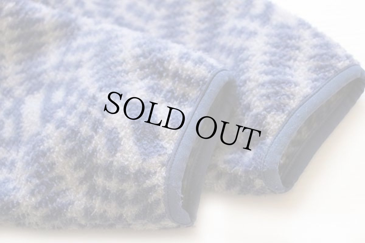 画像6: 90s USA製 patagoniaパタゴニア 総柄 シンチラ フリース スナップT M (6)