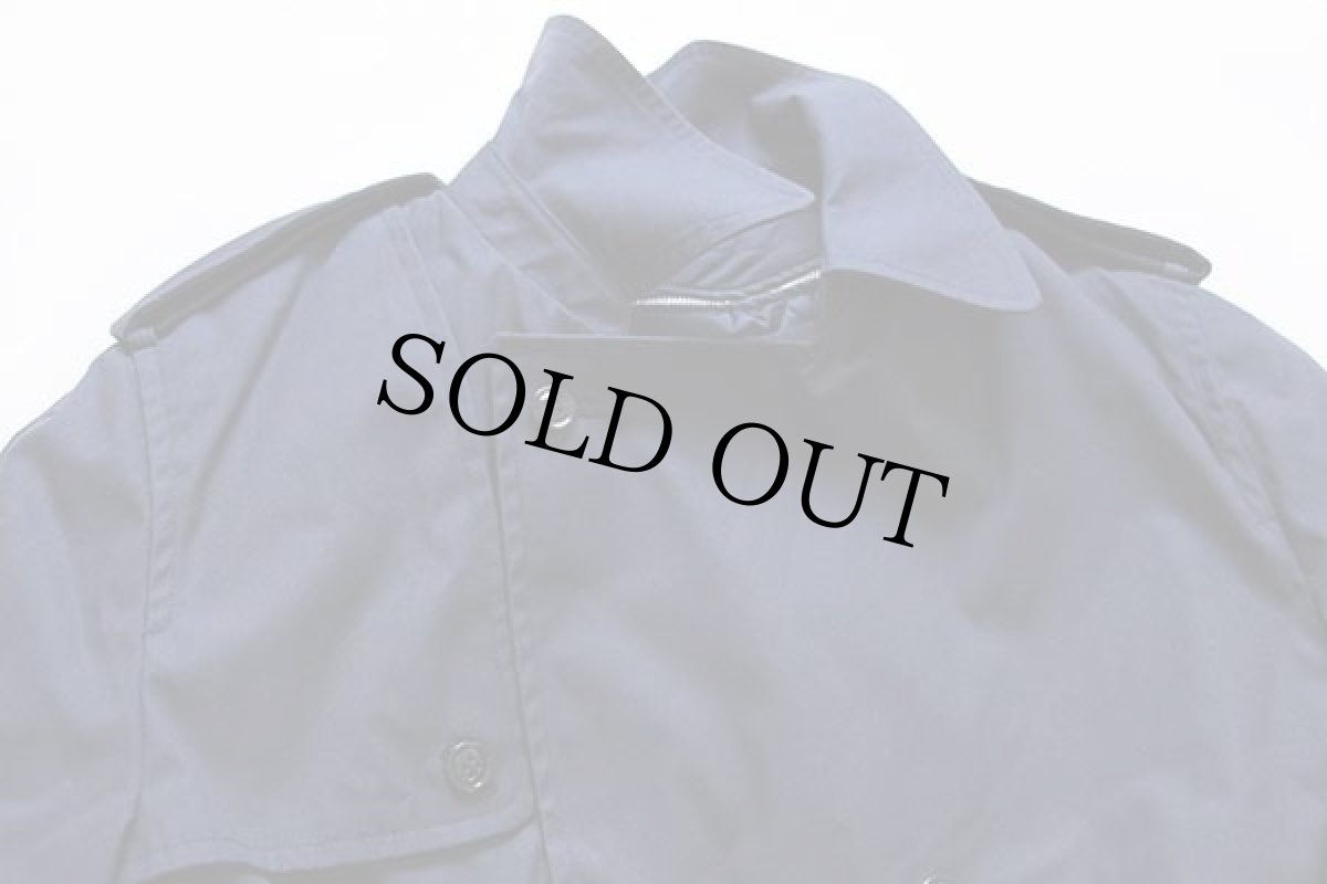 画像3: 10 米軍 USAF キルティングライナー付き オールウェザー トレンチコート 紺 44R (3)