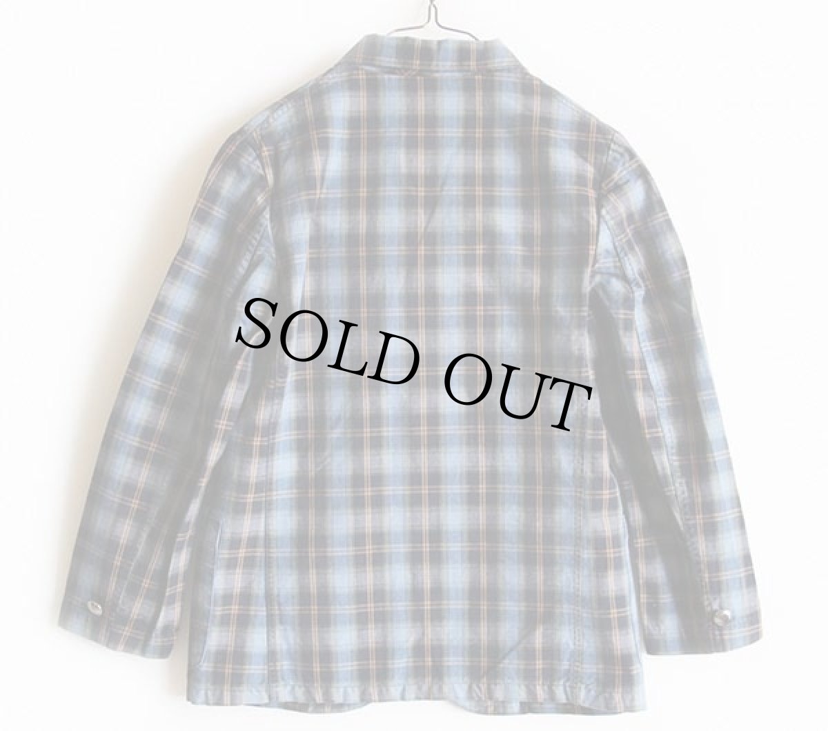 画像2: 50s SEARS ROEBUCK チェック コットン テーラードジャケット キッズ (2)