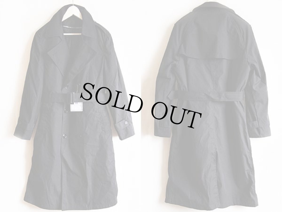 画像2: 未使用★14 米軍 U.S.ARMY キルティングライナー付き オールウェザー トレンチコート 黒 38R (2)